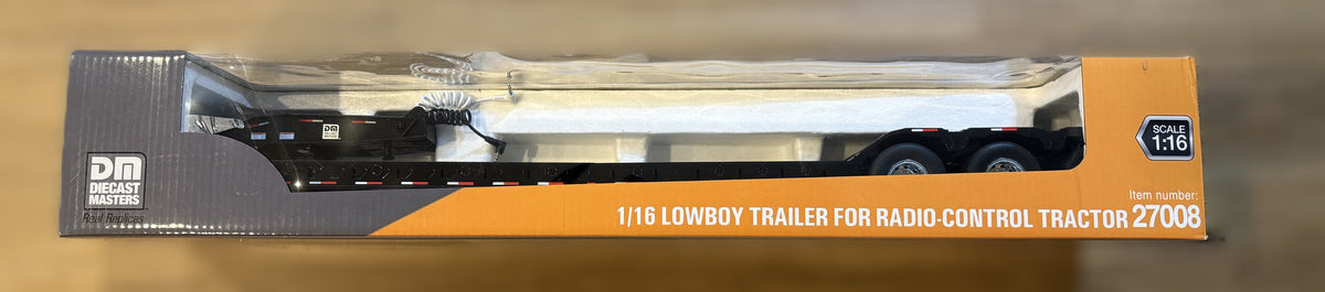 Diecast Masters 1/16 Scale Gooseneck Lowboy Trailer – DCM27008