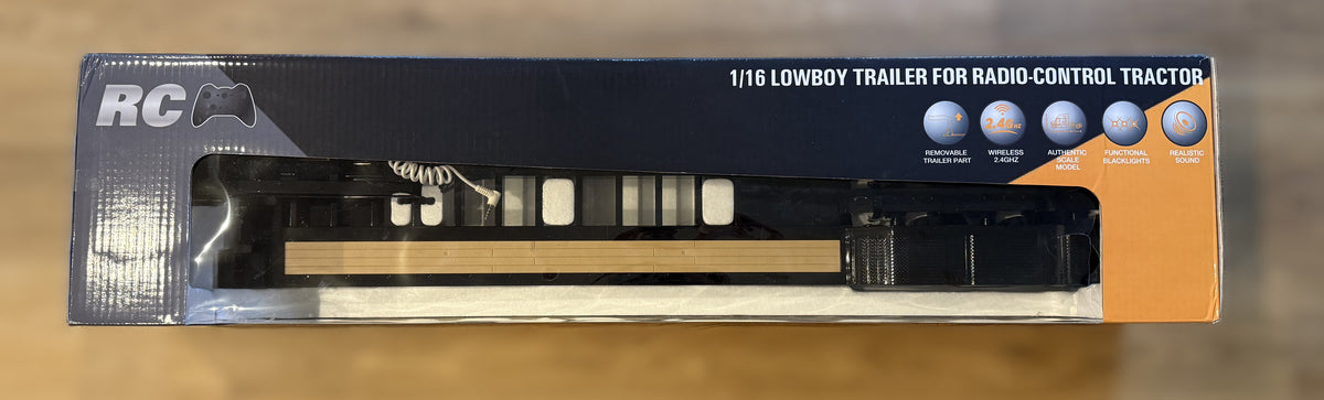 Diecast Masters 1/16 Scale Gooseneck Lowboy Trailer – DCM27008