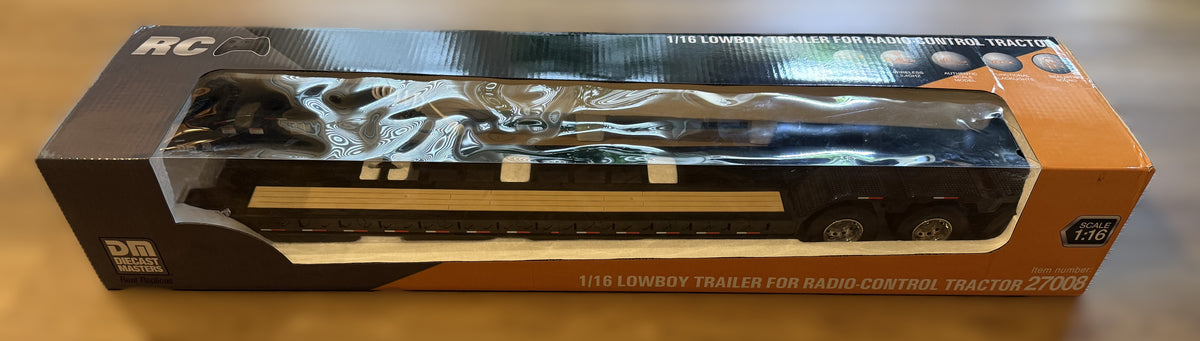 Diecast Masters 1/16 Scale Gooseneck Lowboy Trailer – DCM27008