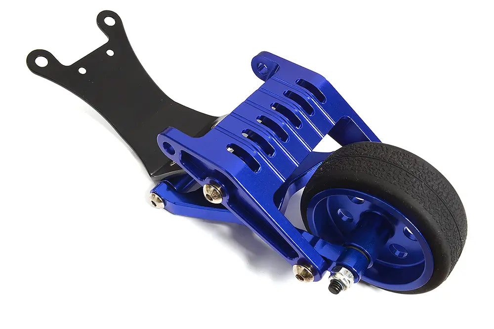 Integy Billet Machined Wheelie Bar for Traxxas 1/10 Stampede 2WD & Rustler 2WD T8003BLUE