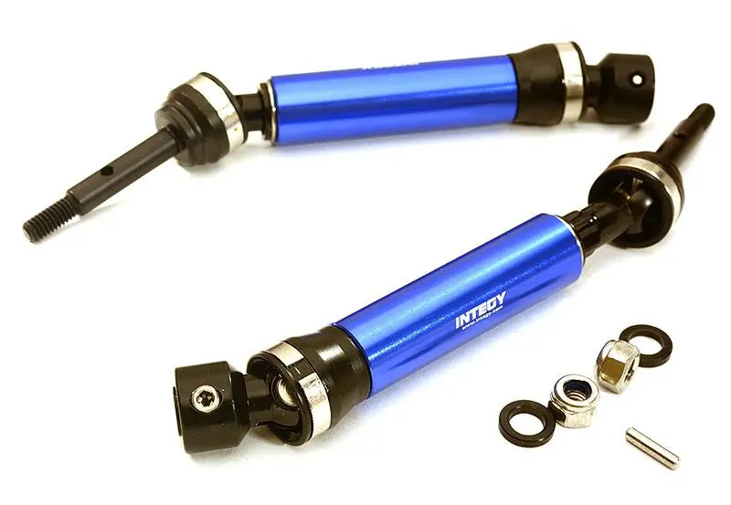 Integy XHD Steel Rear Universal Drive Shaft (2) for Traxxas 1/10 Slash & Stampede 4X4 T8564BLUE