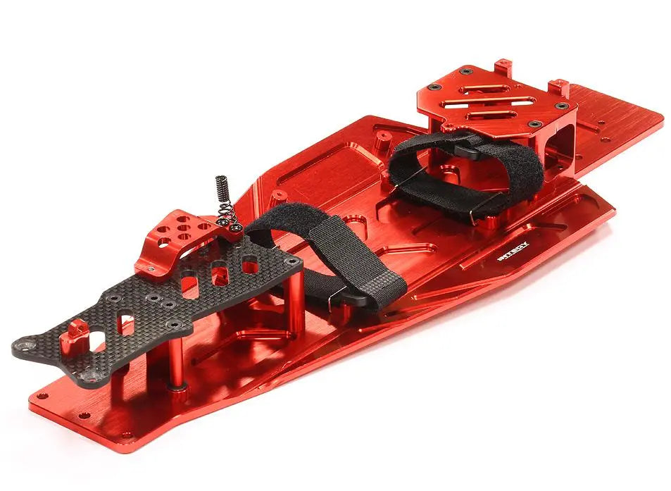 Integy Performance Conversion Chassis Kit for Traxxas 1/10 Rustler 2WD & Bandit VXL T8655RED