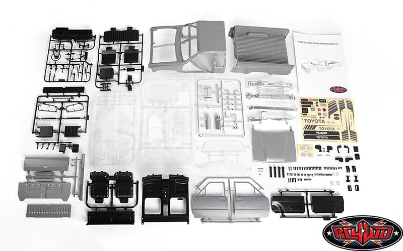 RC4WD 1987 Toyota XtraCab Hard Body Complete Set ZB0216