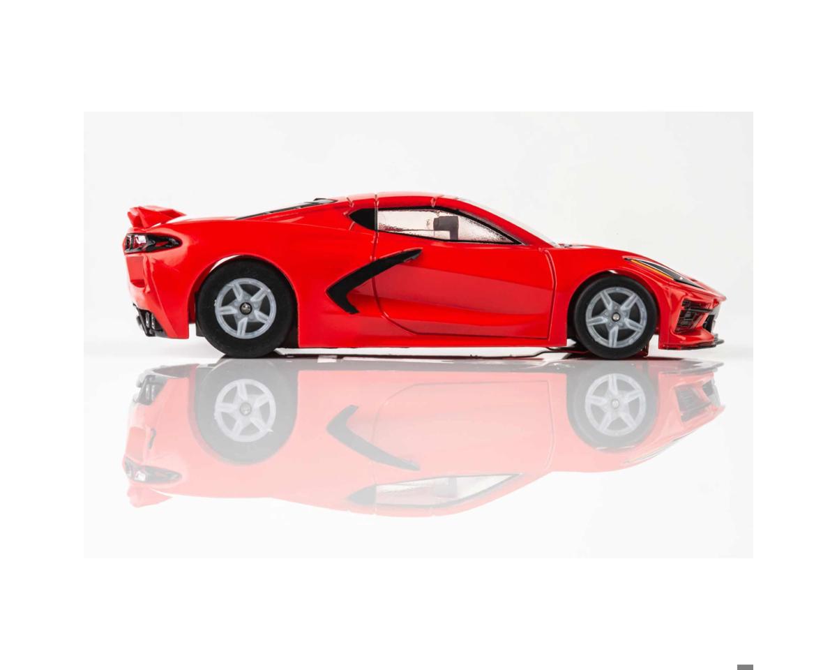 AFX Corvette C8 HO Slot Car (Torch Red) (LWB) (Mega G+) 22011