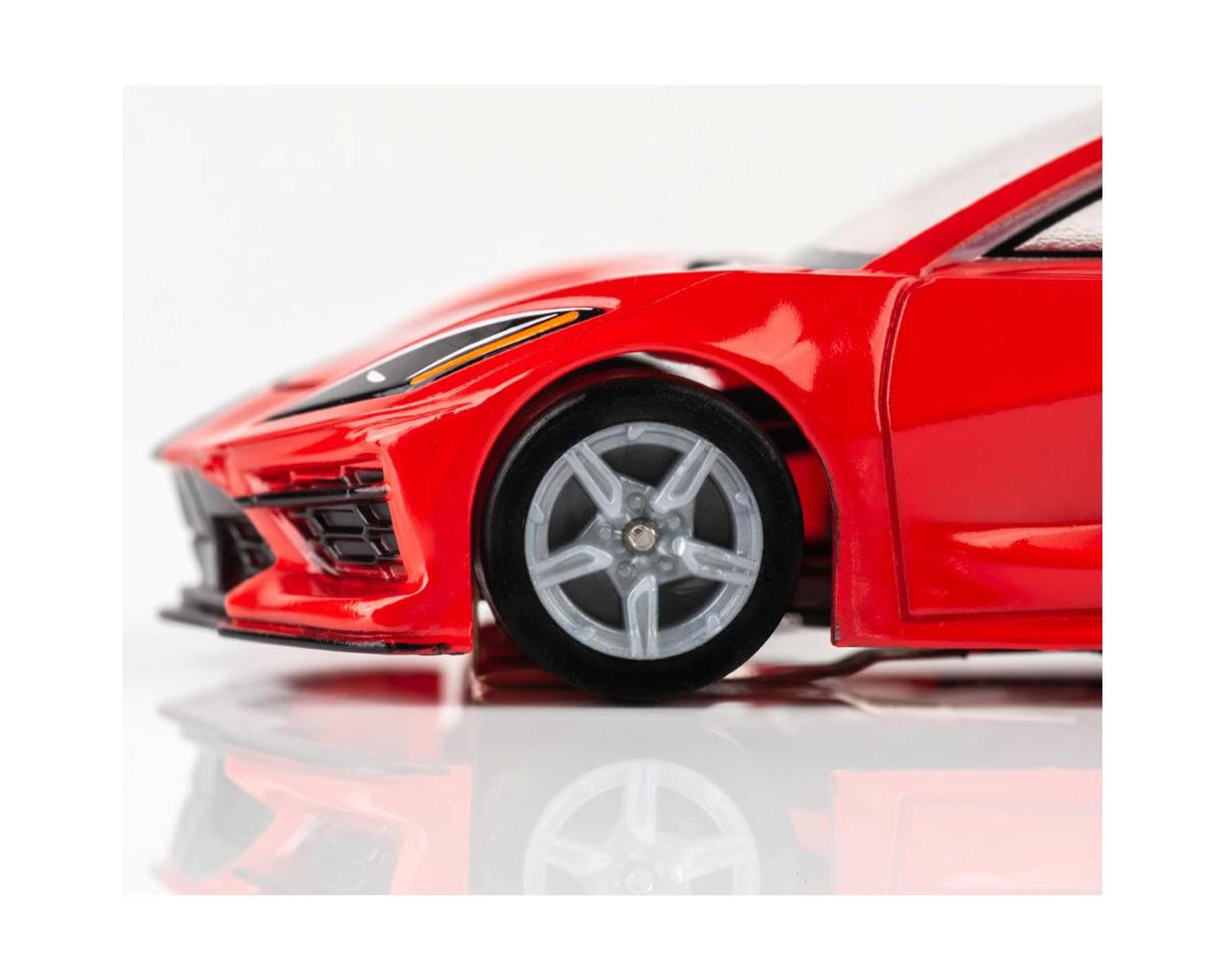 AFX Corvette C8 HO Slot Car (Torch Red) (LWB) (Mega G+) 22011