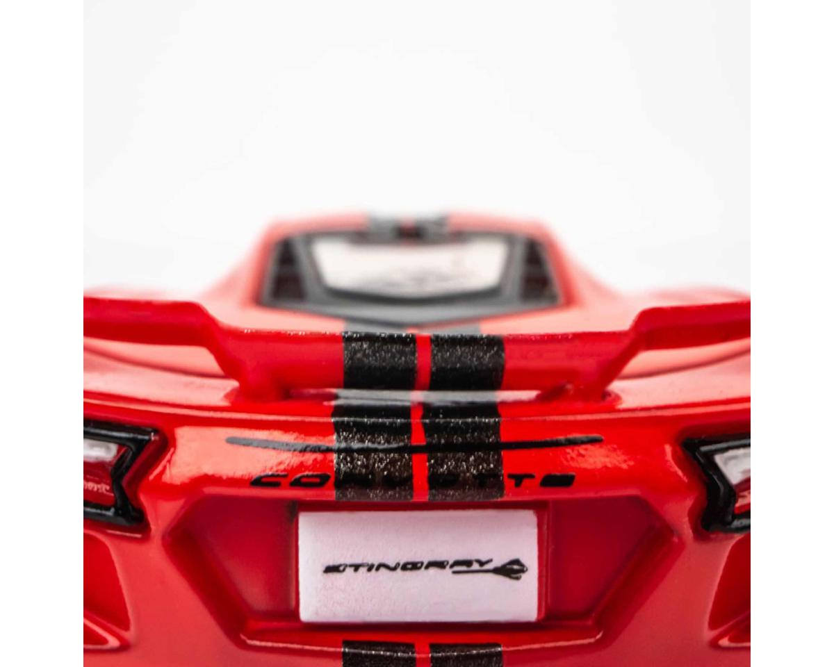 AFX Corvette C8 HO Slot Car (Torch Red) (LWB) (Mega G+) 22011