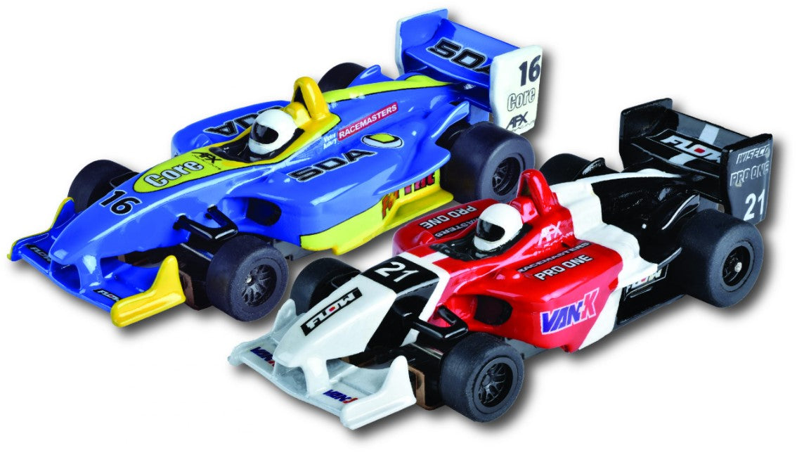 AFX Mega G+ Giant Raceway HO Slot Car Set w/Two Formula Cars (Mega G+) 22020