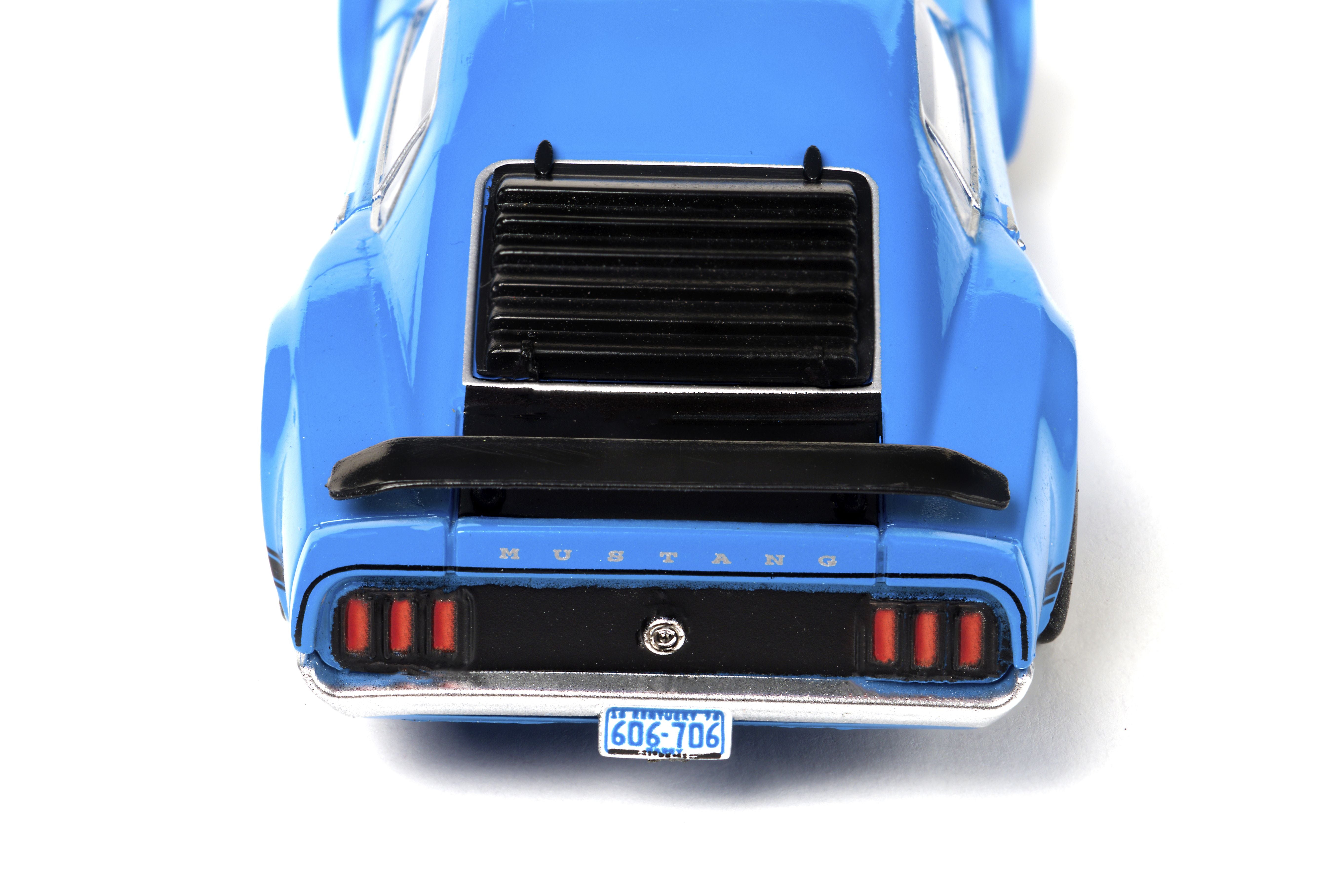 AFX Collector Series Mustang Boss 302 HO Slot Car (Grabber Blue) (LWB) (Mega G+) 22026