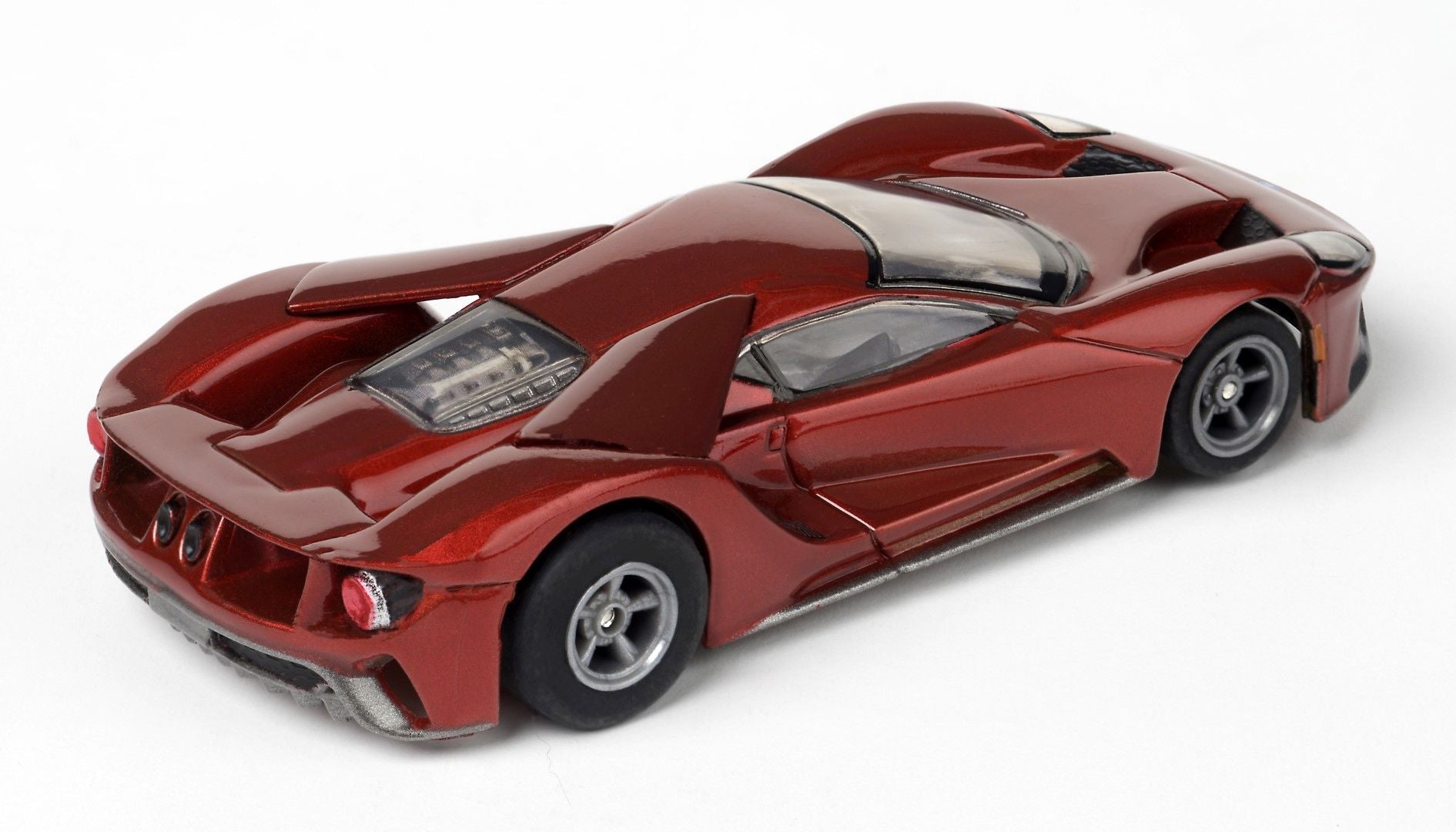 AFX Ford GT HO Slot Car (Liquid Red) (LWB) (Mega G+) 22030