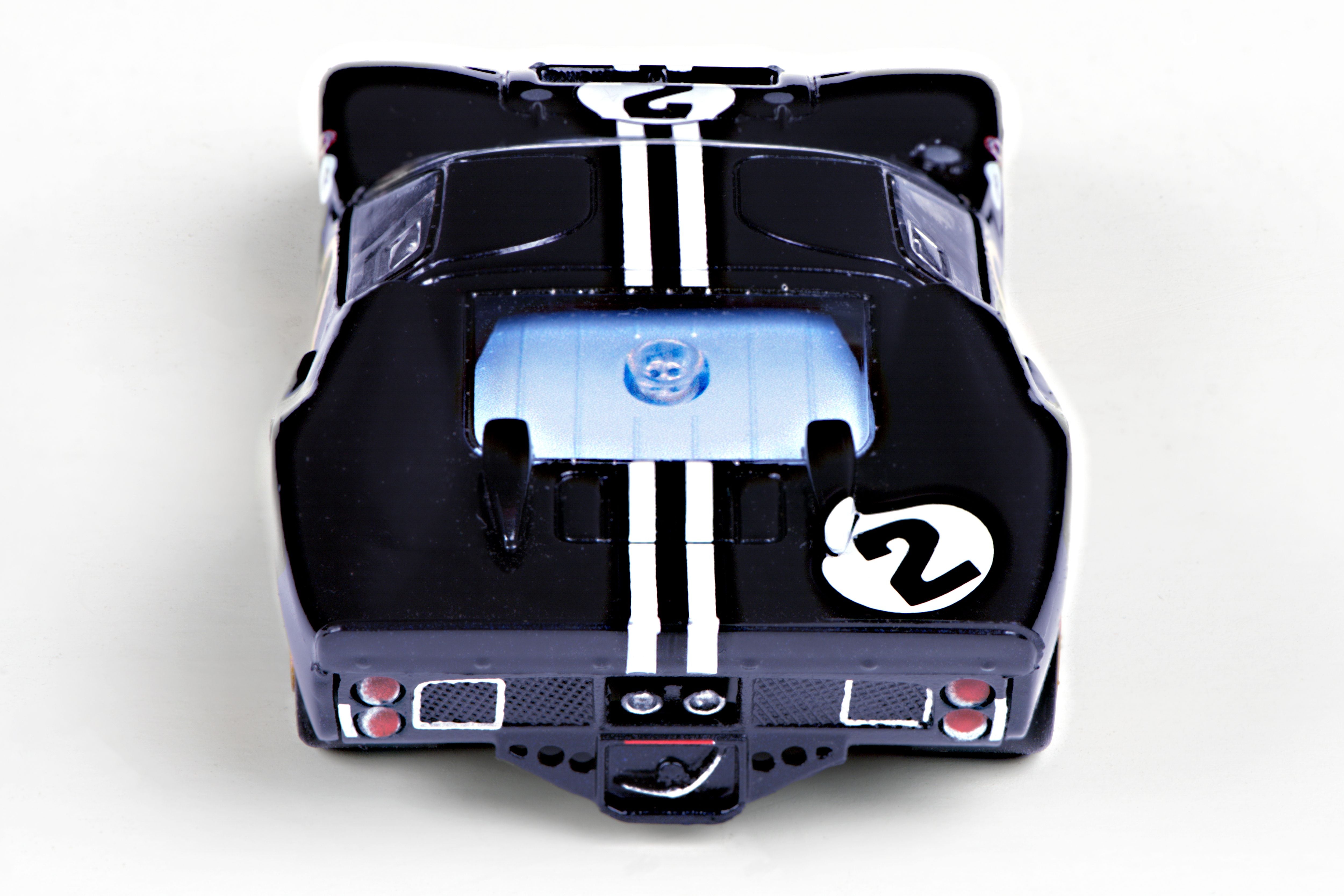 AFX Collector Series Ford GT40 Mk IIB Sebring #2 HO Slot Car (Nightmist Blue) (SWB) (Mega G+) 22031