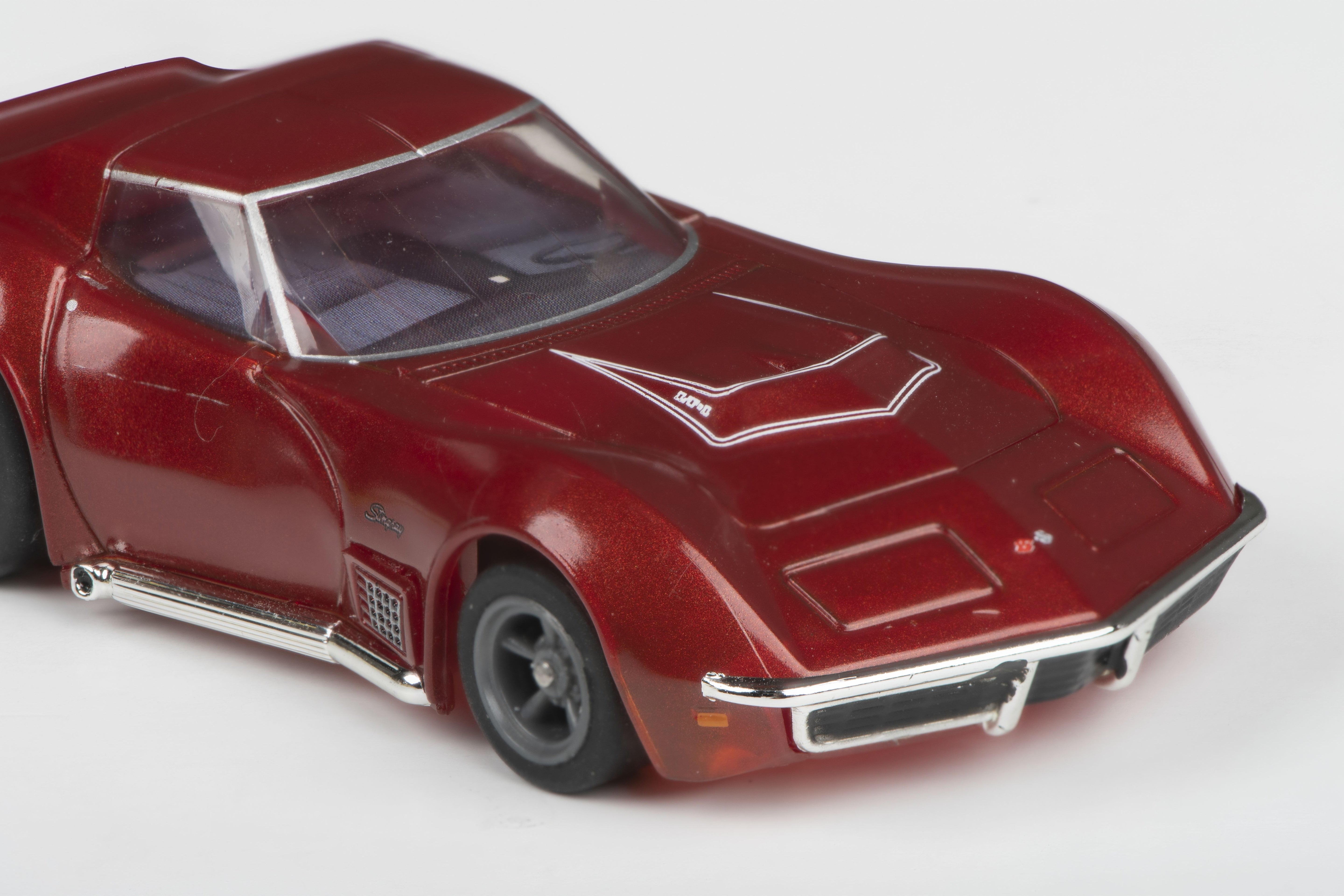 AFX Collector Series 1970 Corvette LT1 HO Slot Car (Red Metallic) (LWB) (Mega G+) 22038