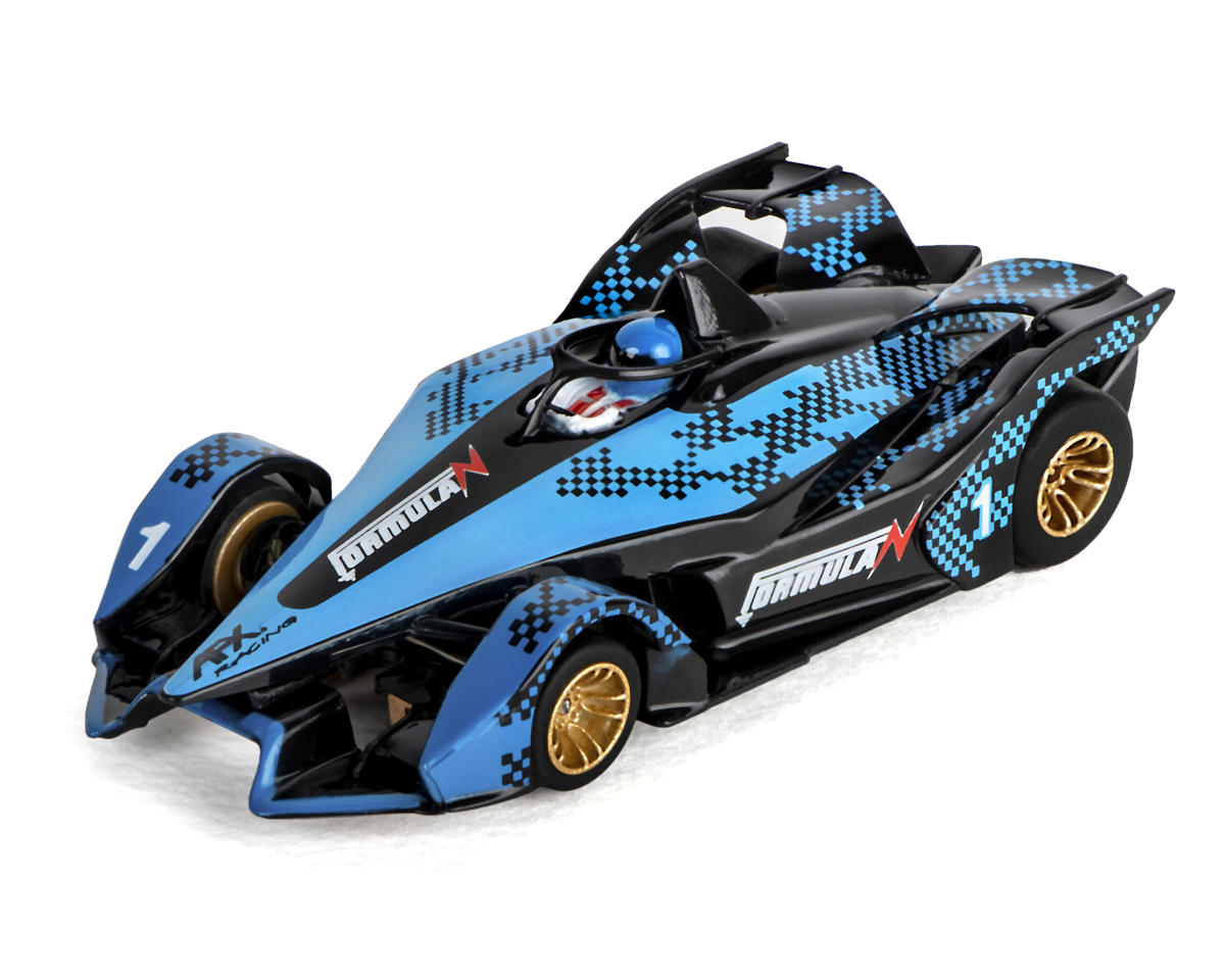 AFX Formula N HO Slot Car (Blue/Black) (LWB) (Mega G+) 22039