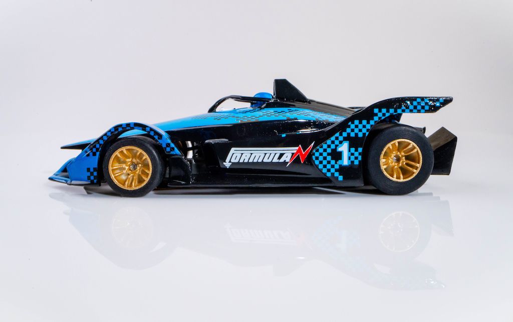 AFX Formula N HO Slot Car (Blue/Black) (LWB) (Mega G+) 22039