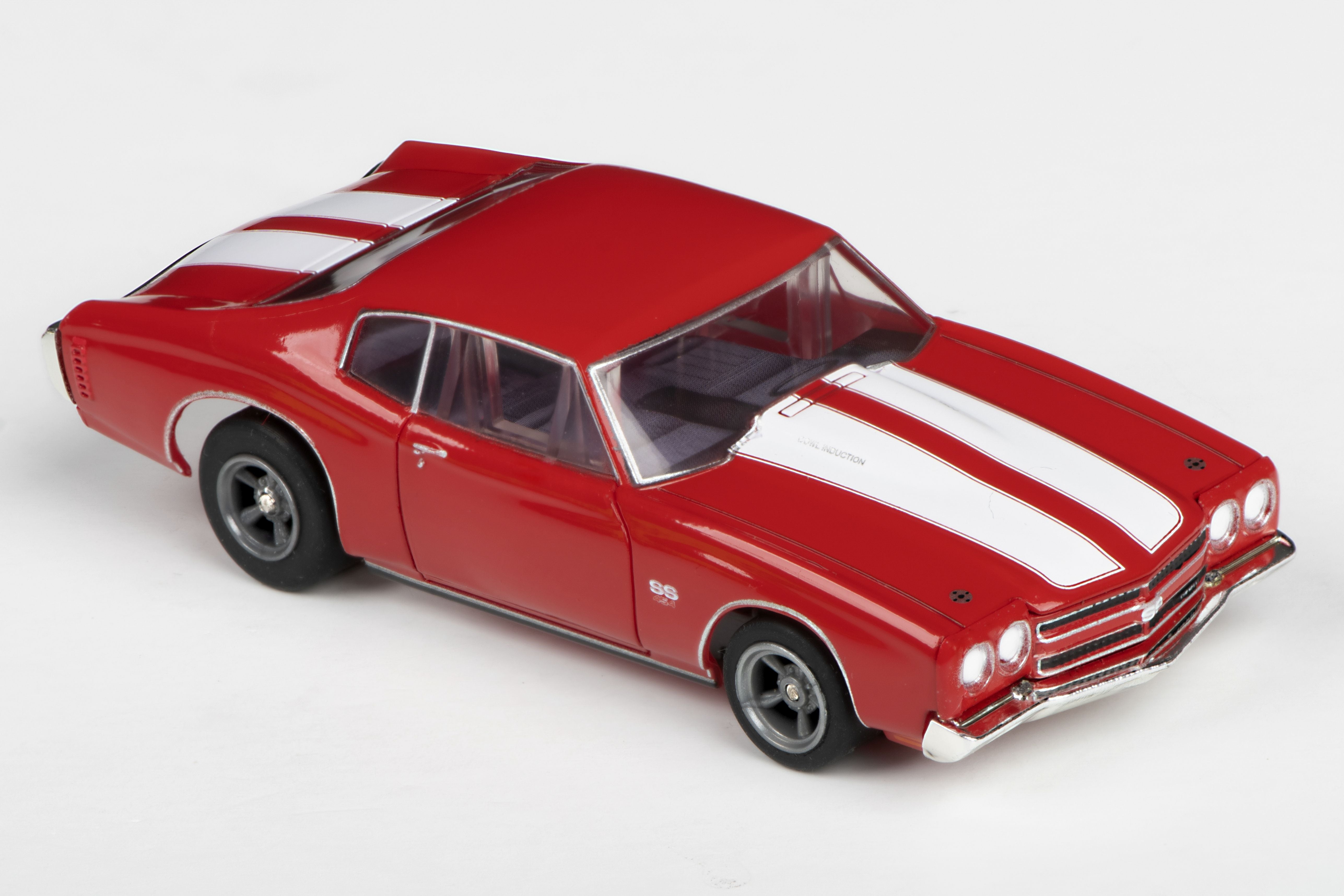 AFX Collector Series 1970 Chevelle 454 HO Slot Car (Red) (LWB) (Mega G+) 22043