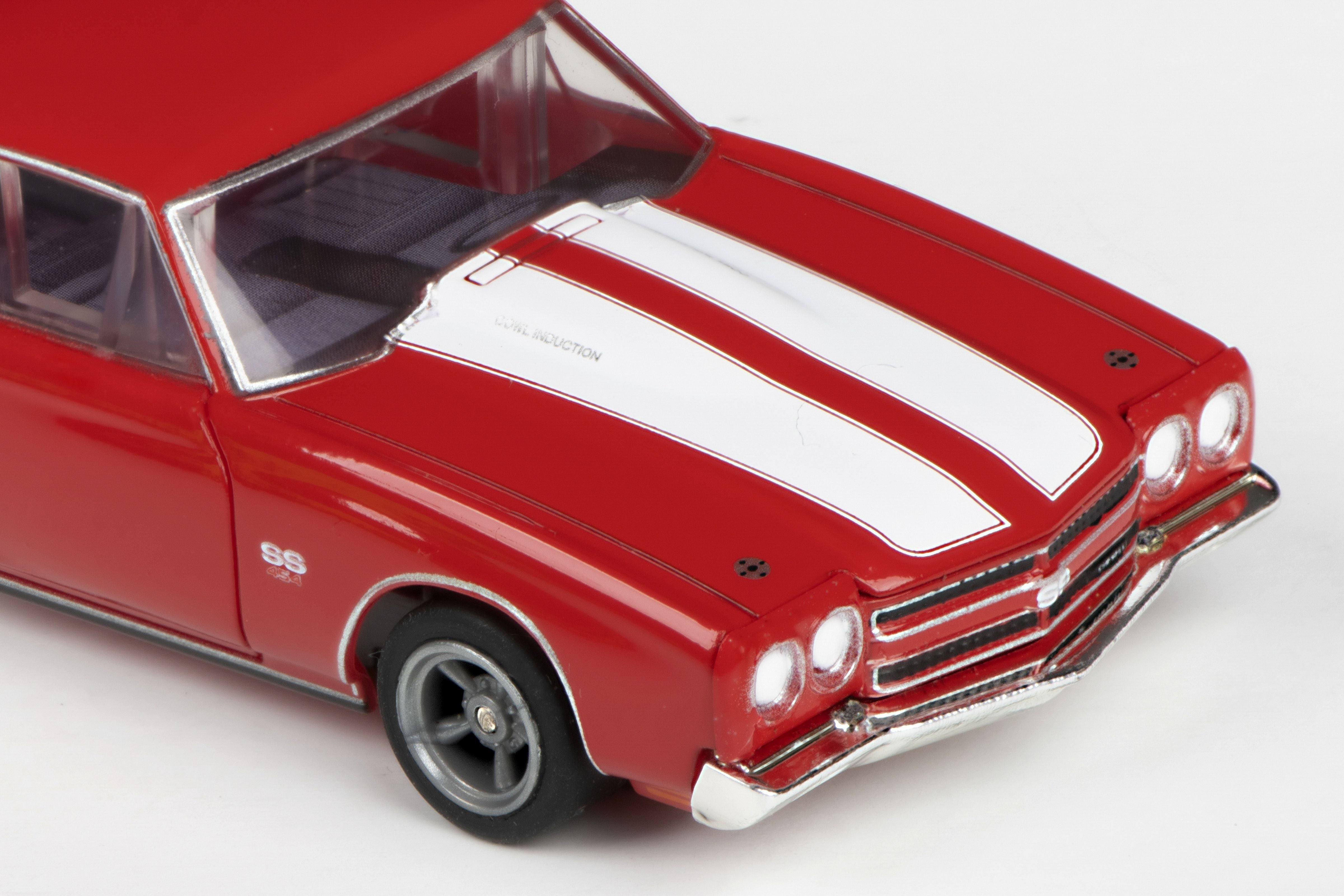 AFX Collector Series 1970 Chevelle 454 HO Slot Car (Red) (LWB) (Mega G+) 22043