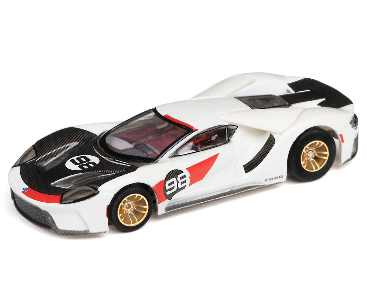 AFX 2021 Ford GT Heritage #98 HO Slot Car (Black) (LWB) (Mega G+) 22044