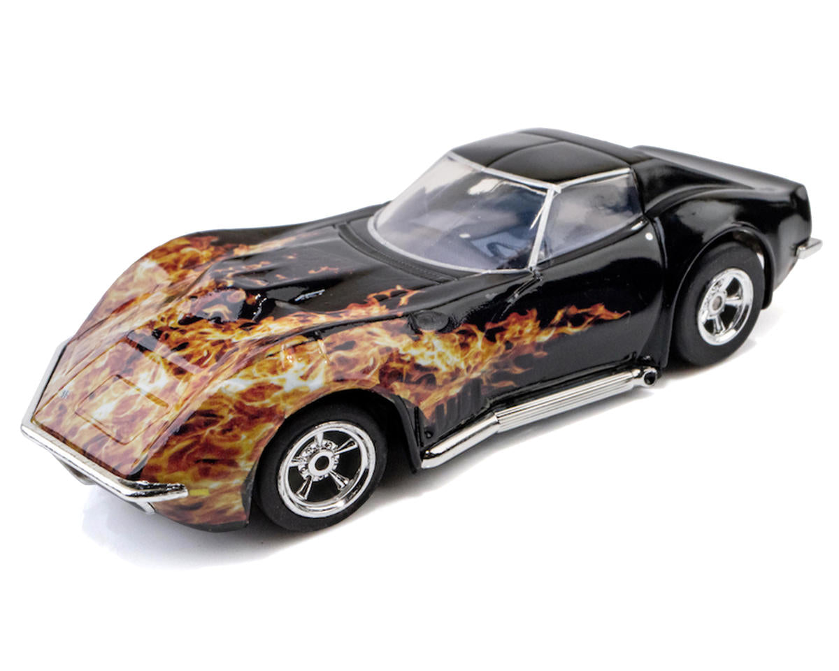 AFX Collector Series 1968 Corvette 427 HO Slot Car (Flame) (SWB) (Mega G+) 22051