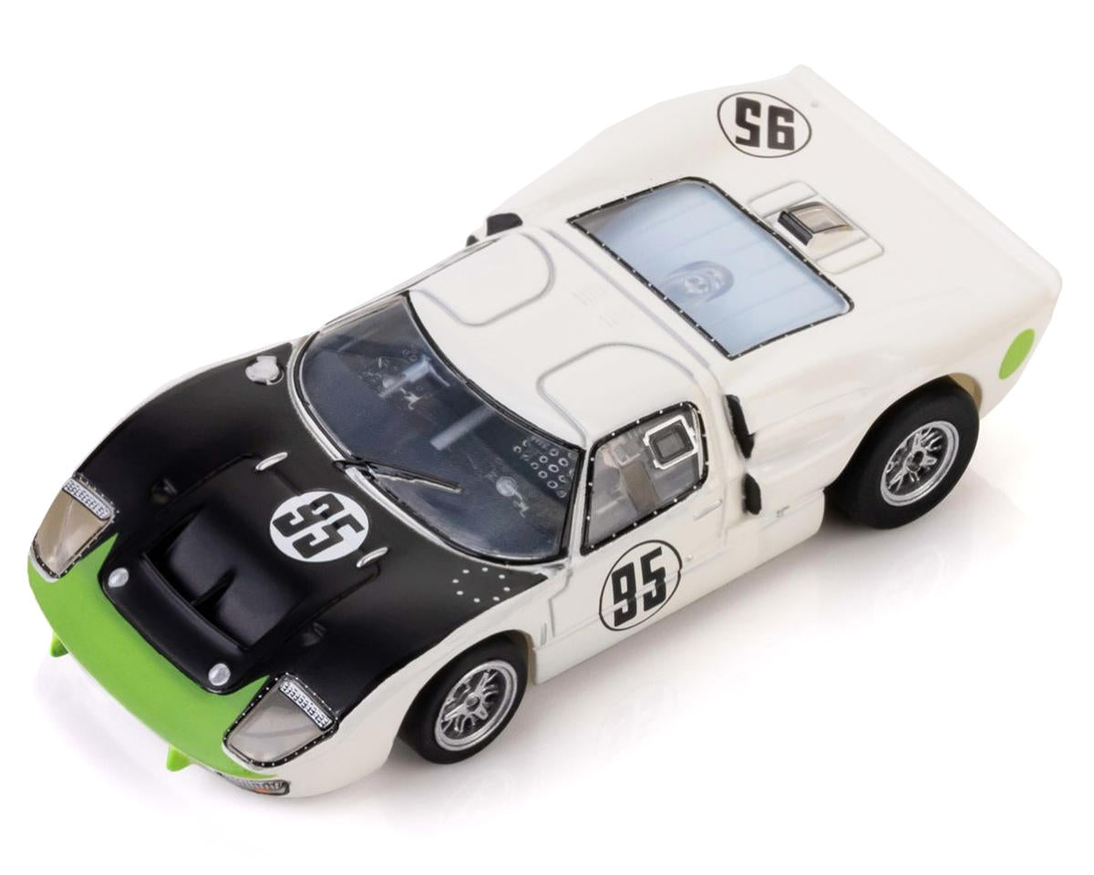 AFX Collector Series 1966 Ford GT40 Mark II Daytona #95 HO Slot Car (White) (SWB) (Mega G+) 22056