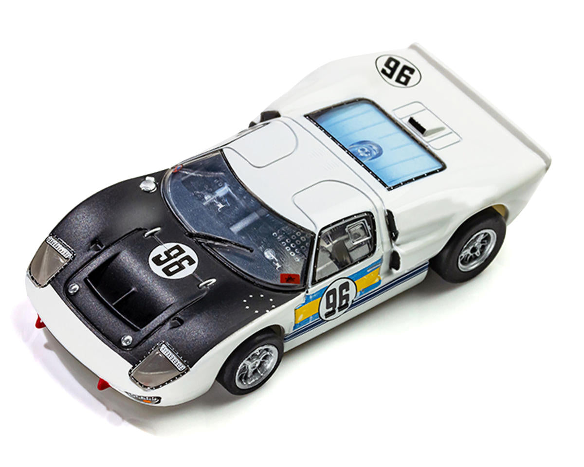 AFX Collector Series 1966 Ford GT40 Mk II Daytona #96 HO Slot Car (White) (SWB) (Mega G+) 22057