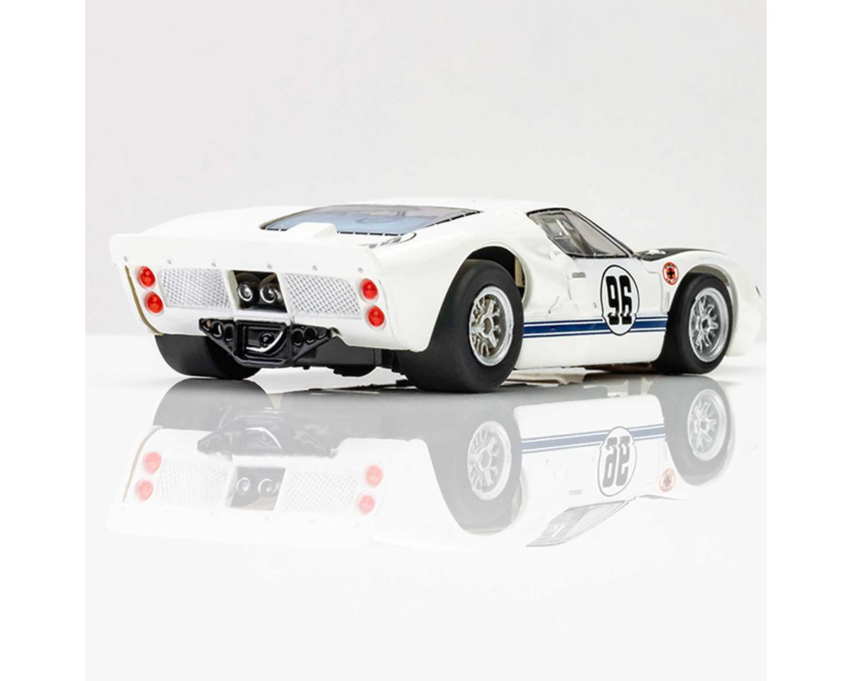 AFX Collector Series 1966 Ford GT40 Mk II Daytona #96 HO Slot Car (White) (SWB) (Mega G+) 22057