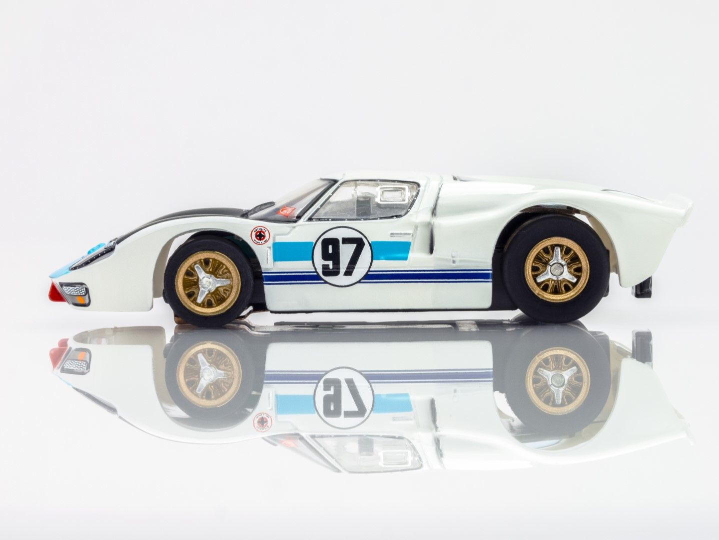 AFX Racing 1966 Ford GT40 No. 97 MKII, HO Scale Slot Car 22058