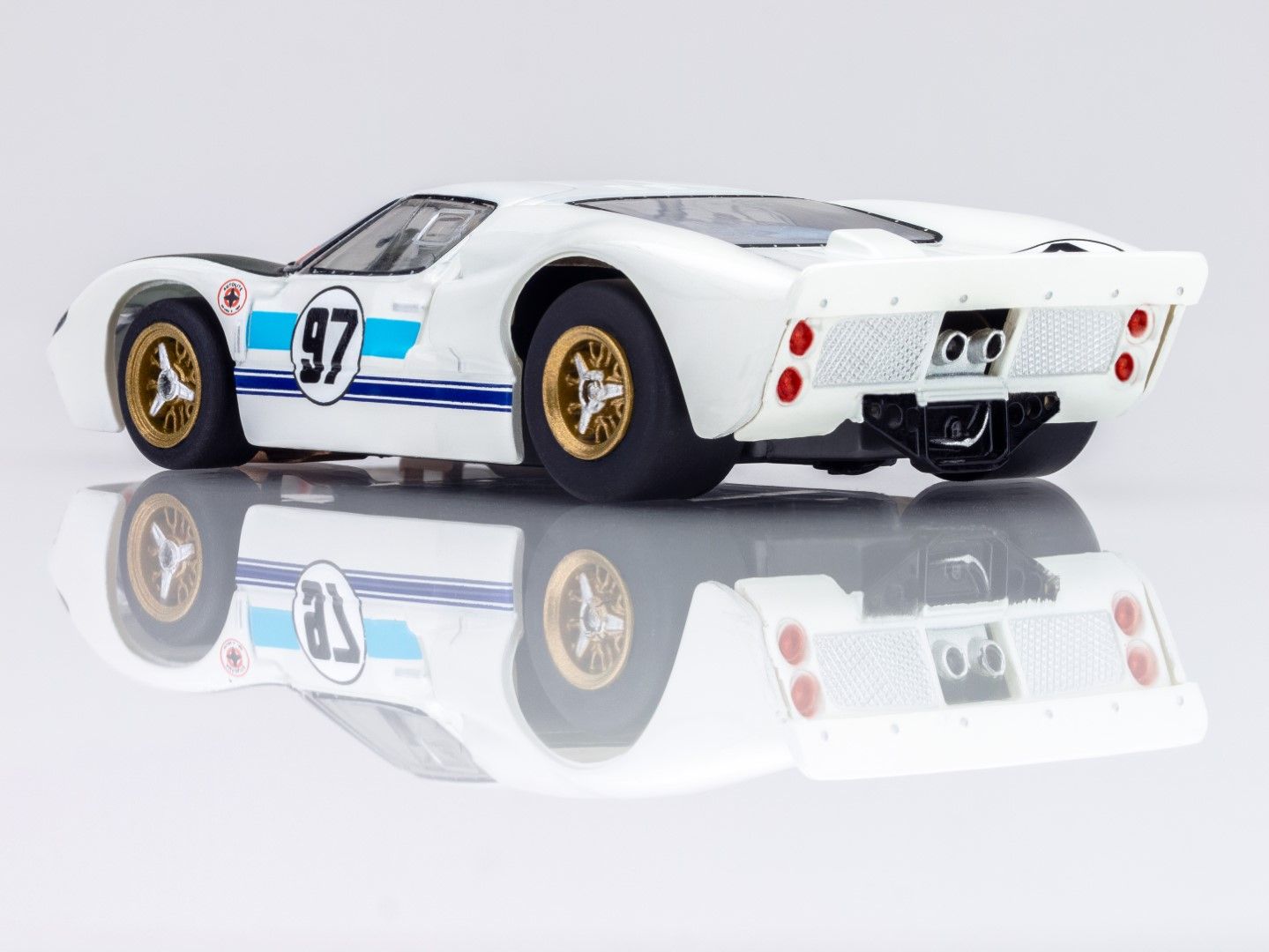 AFX Racing 1966 Ford GT40 No. 97 MKII, HO Scale Slot Car 22058