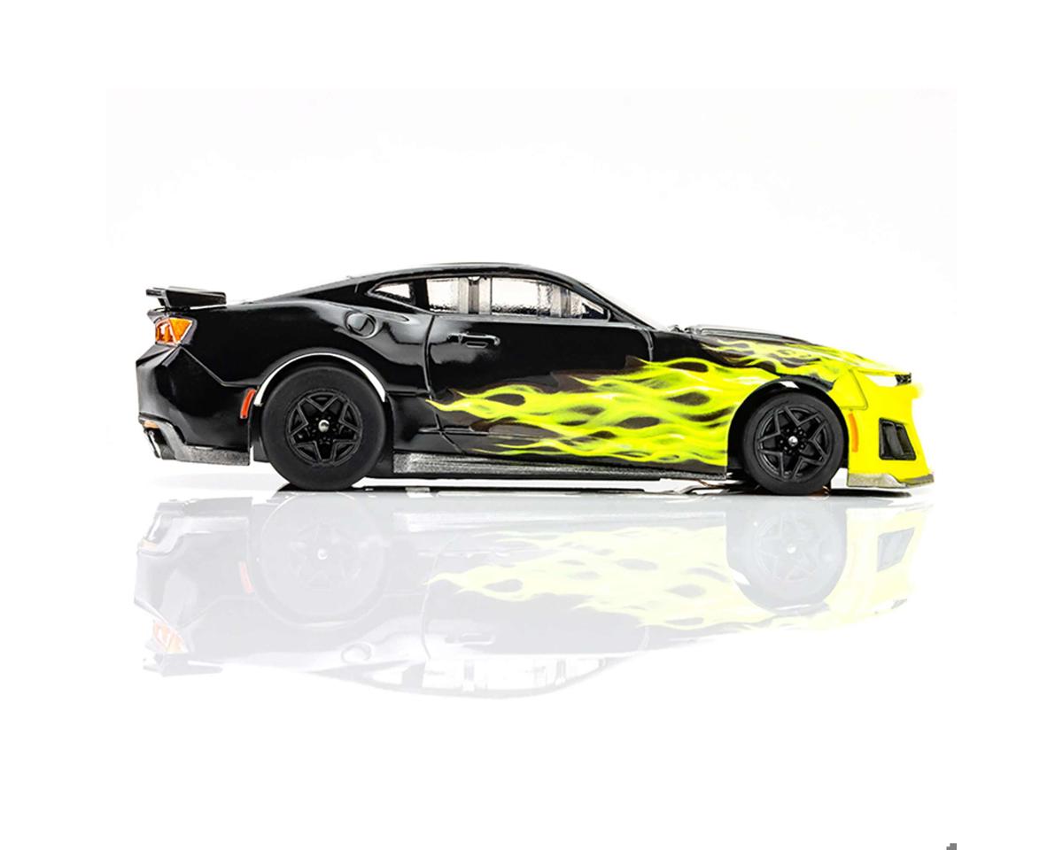 AFX 2021 Camaro ZL1 HO Slot Car (Lime Fire) (LWB) (Mega G+) 22060