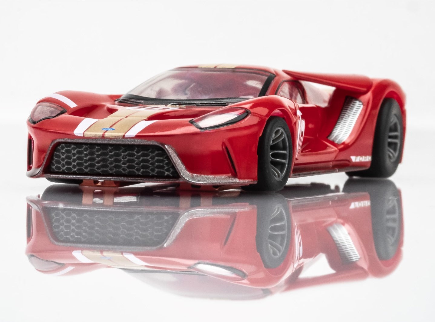 AFX Ford GT Heritage #16 HO Slot Car (Red) (LWB) (Mega G+) 22067