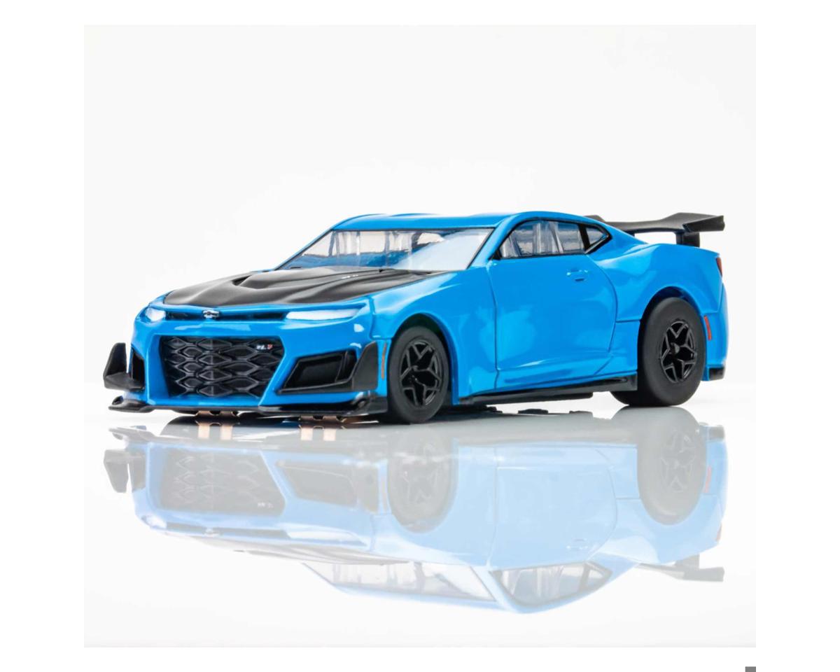 AFX 2021 Camaro ZL1 HO Slot Car (Rapid Blue) (LWB) (Mega G+) 22079