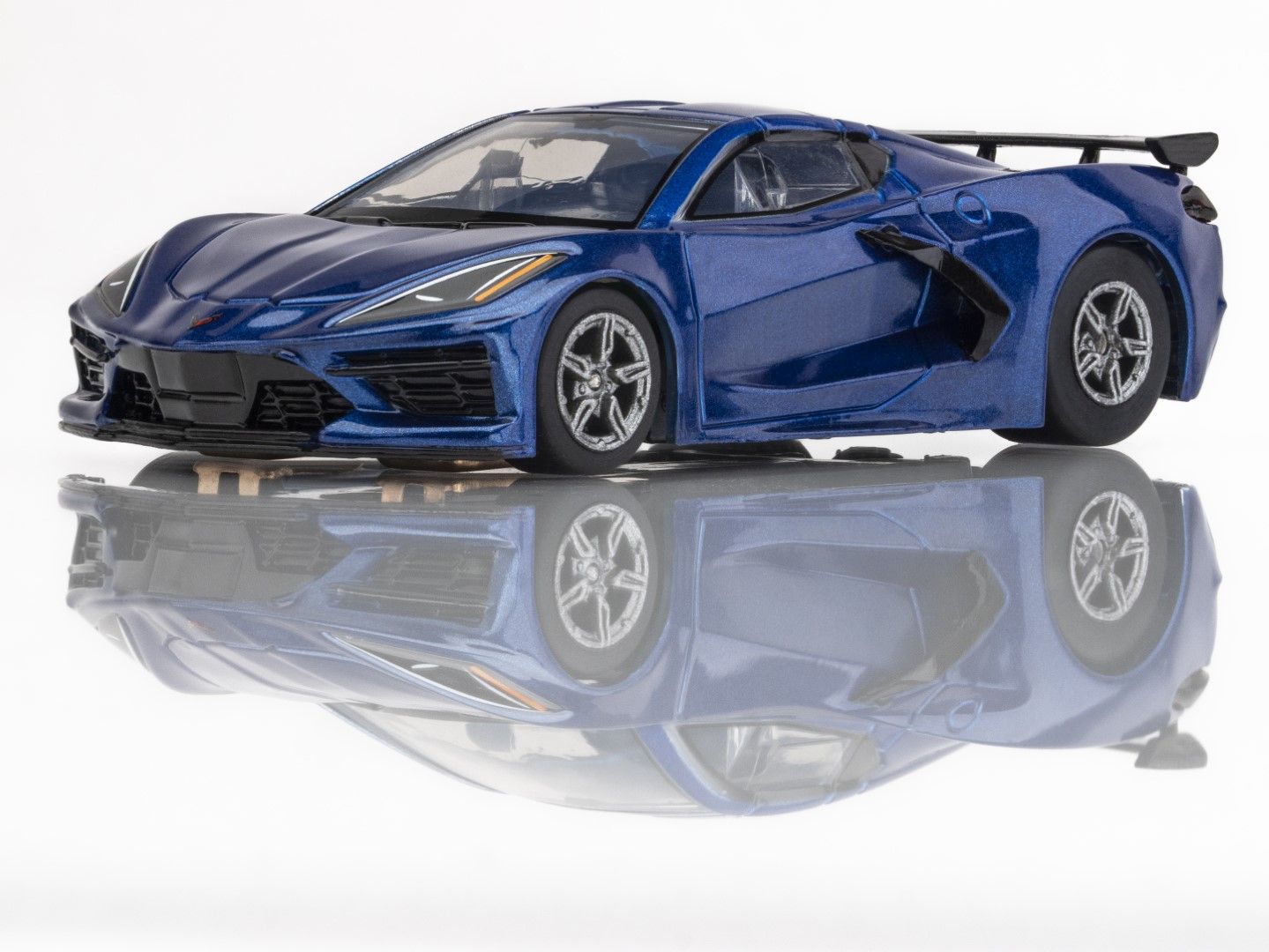 AFX Racing Corvette C8 Riptide Blue Metallic Slot Car 22094