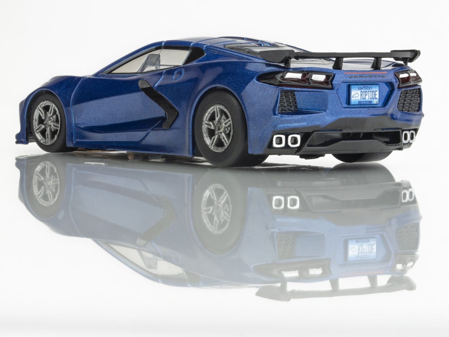 AFX Racing Corvette C8 Riptide Blue Metallic Slot Car 22094