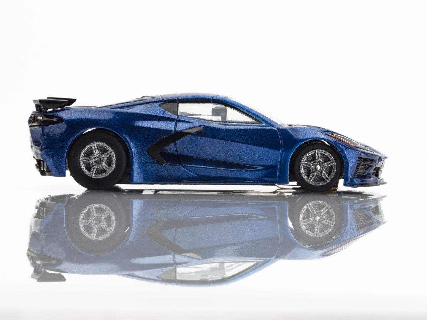 AFX Racing Corvette C8 Riptide Blue Metallic Slot Car 22094