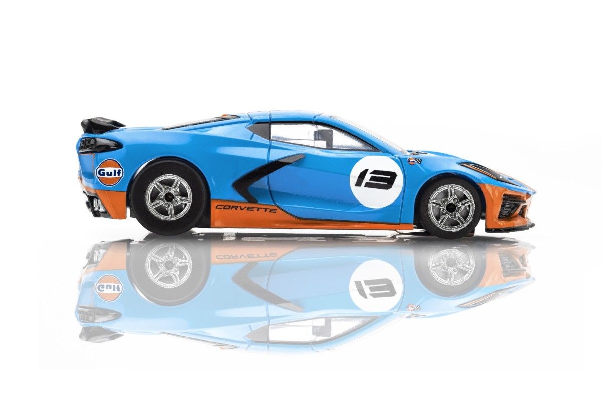 AFX Racing Corvette C8 2022 Gulf Slot Car – 22108