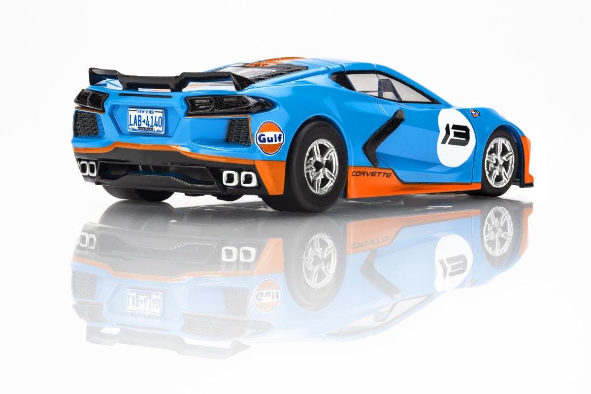 AFX Racing Corvette C8 2022 Gulf Slot Car – 22108