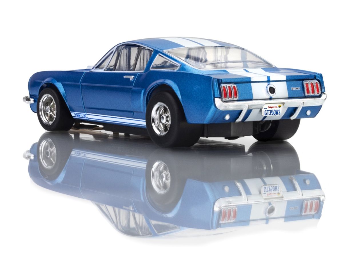 AFX Racing Shelby GT350 1966 Blue/ White Stripes Slot Car