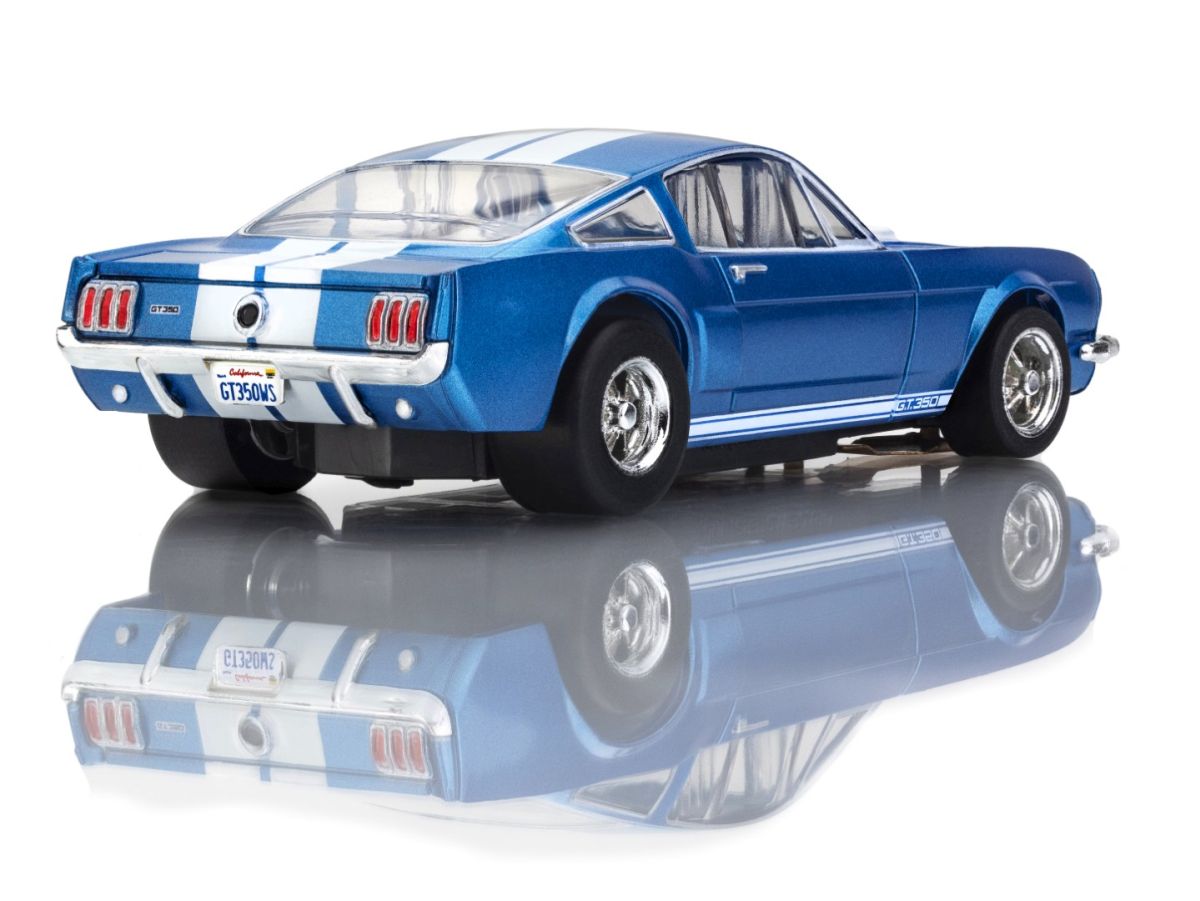 AFX Racing Shelby GT350 1966 Blue/ White Stripes Slot Car