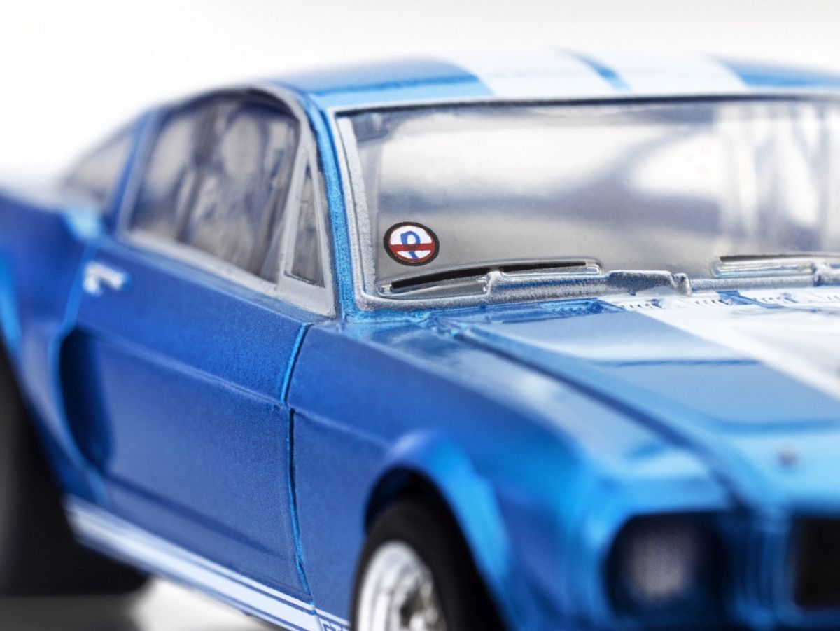 AFX Racing Shelby GT350 1966 Blue/ White Stripes Slot Car