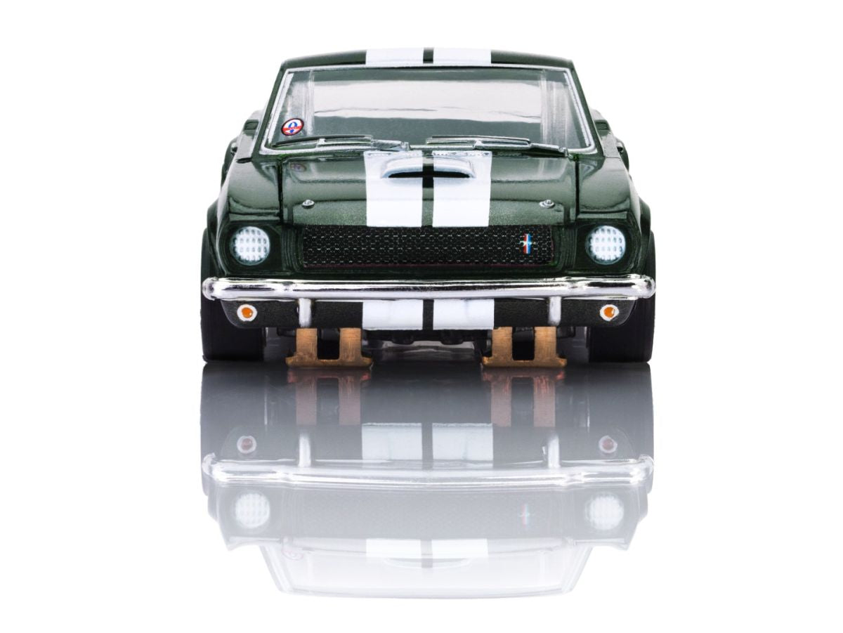 AFX Racing Shelby GT350 1966 Ivy Green with White Stripes Slot Car