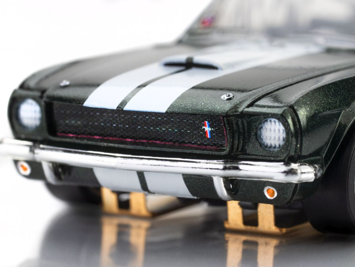AFX Racing Shelby GT350 1966 Ivy Green with White Stripes Slot Car