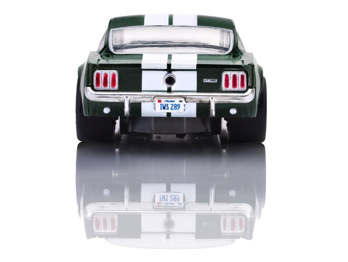 AFX Racing Shelby GT350 1966 Ivy Green with White Stripes Slot Car