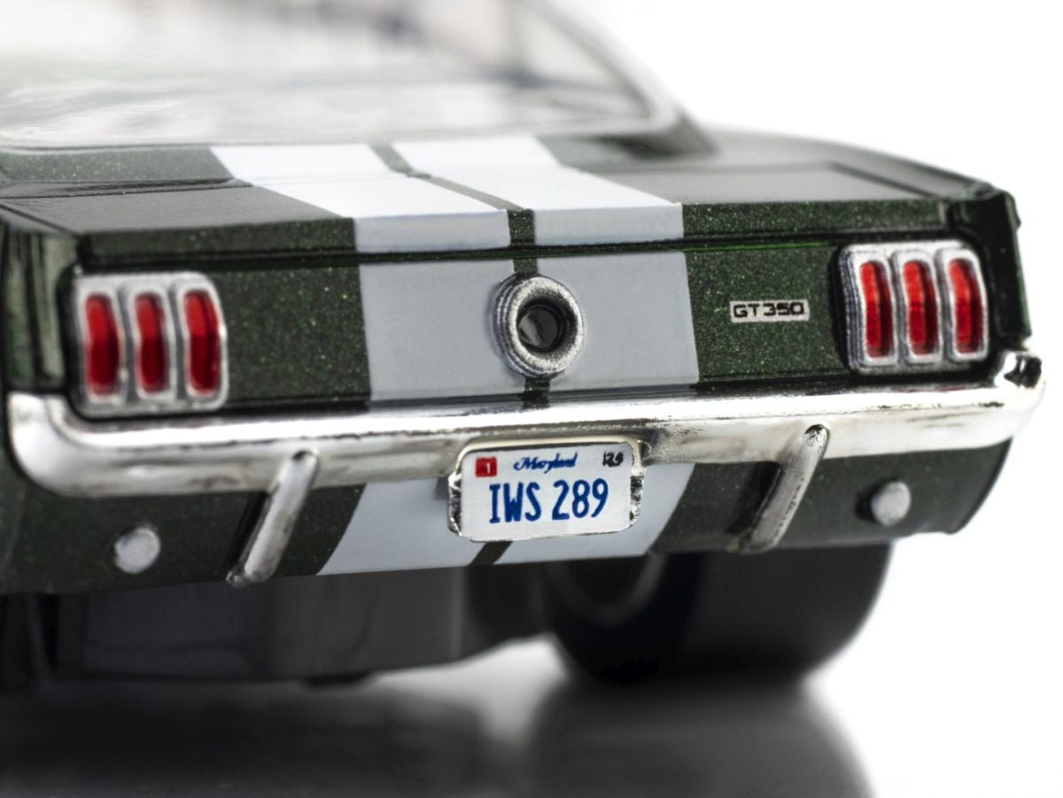 AFX Racing Shelby GT350 1966 Ivy Green with White Stripes Slot Car