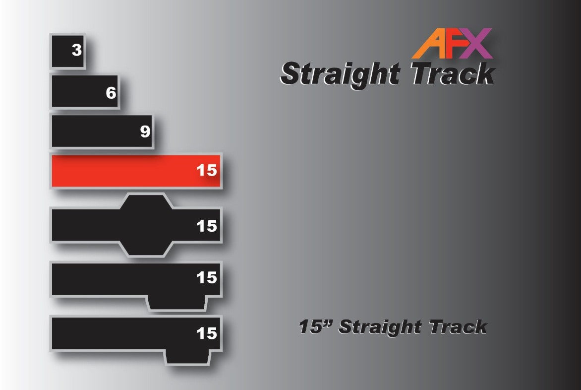 AFX Racing Track Straight 15" (2pcs) 70600