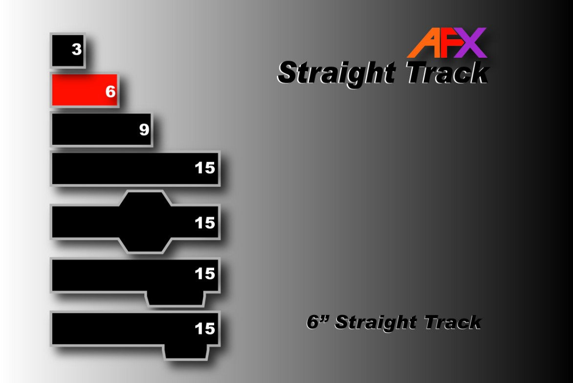 AFX Racing Track Straight 6" (2pcs) 70608