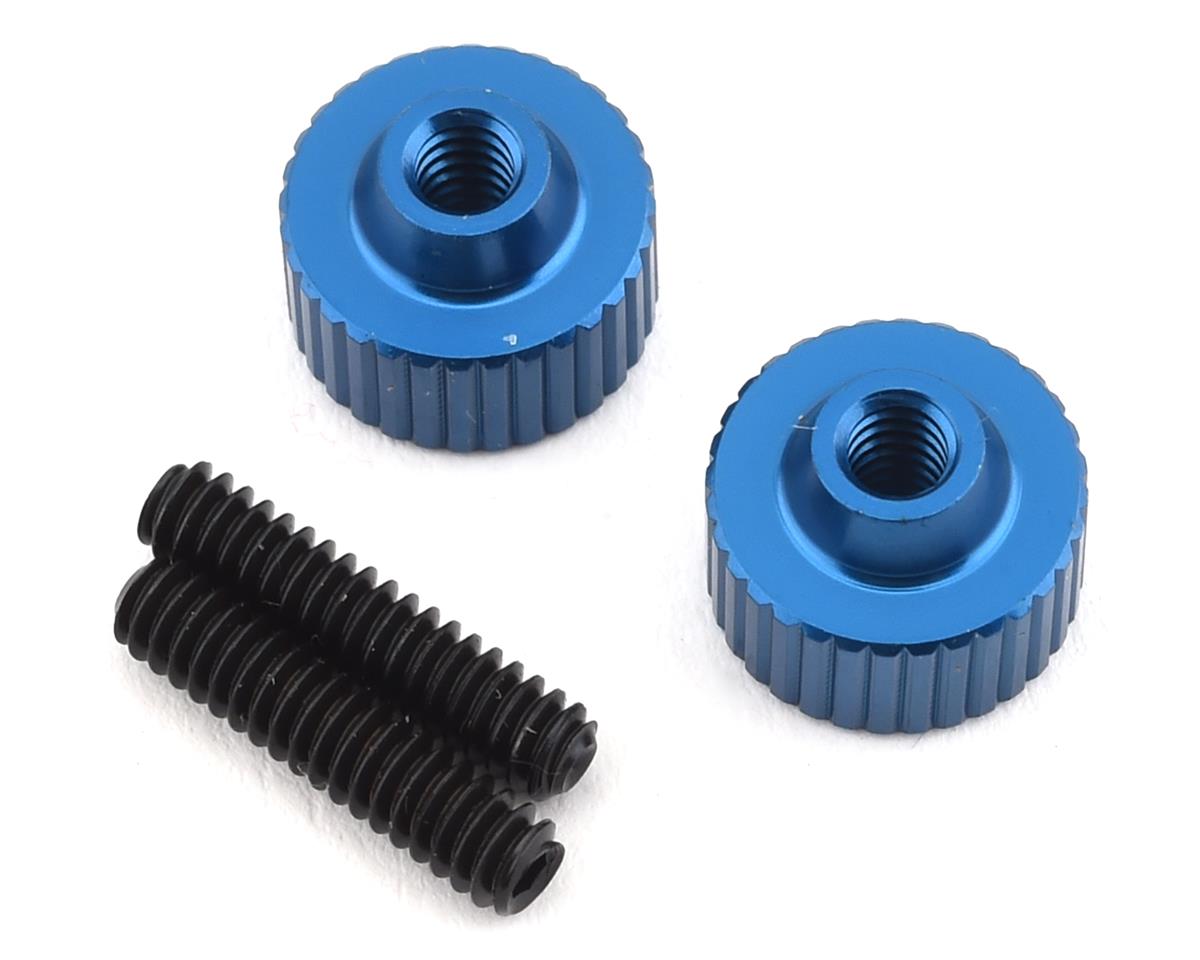 Team Associated Battery Strap Thumbscrews With Set Screws (2)