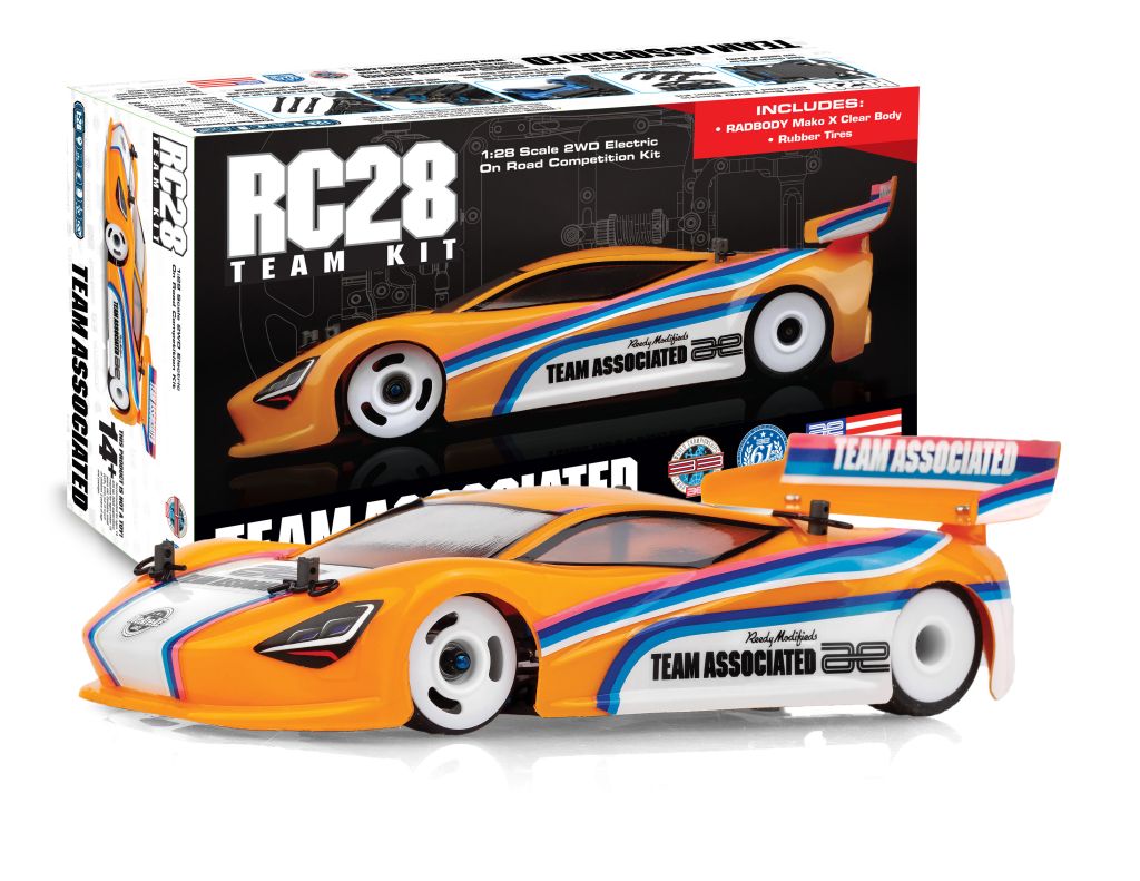 Team Associated RC28R 1:28 Scale 2WD Electric On‑Road Competition Kit (20168)
