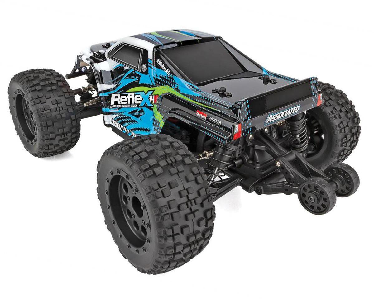Team Associated Reflex 14MT 1/14 RTR 4WD Brushless Mini Monster Truck Combo 2.4GHz Radio Battery & Charger