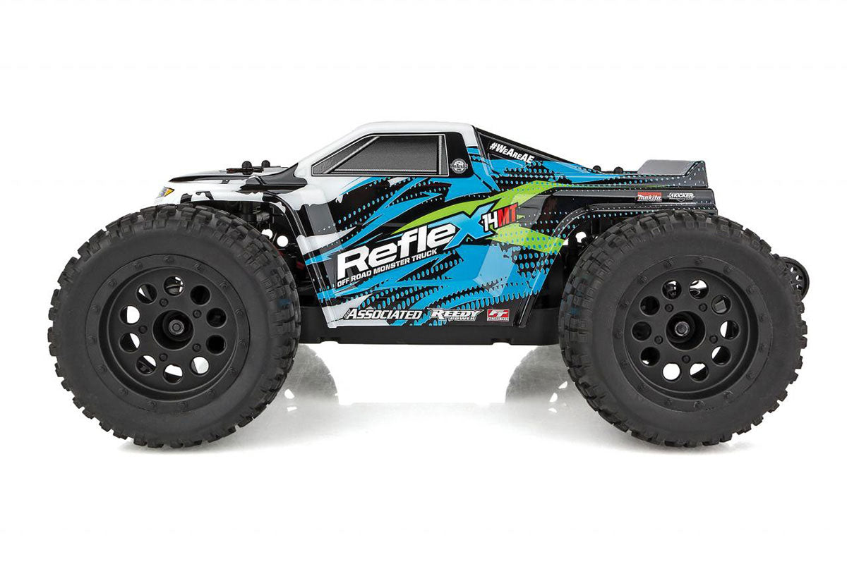 Team Associated Reflex 14MT 1/14 RTR 4WD Brushless Mini Monster Truck Combo 2.4GHz Radio Battery & Charger