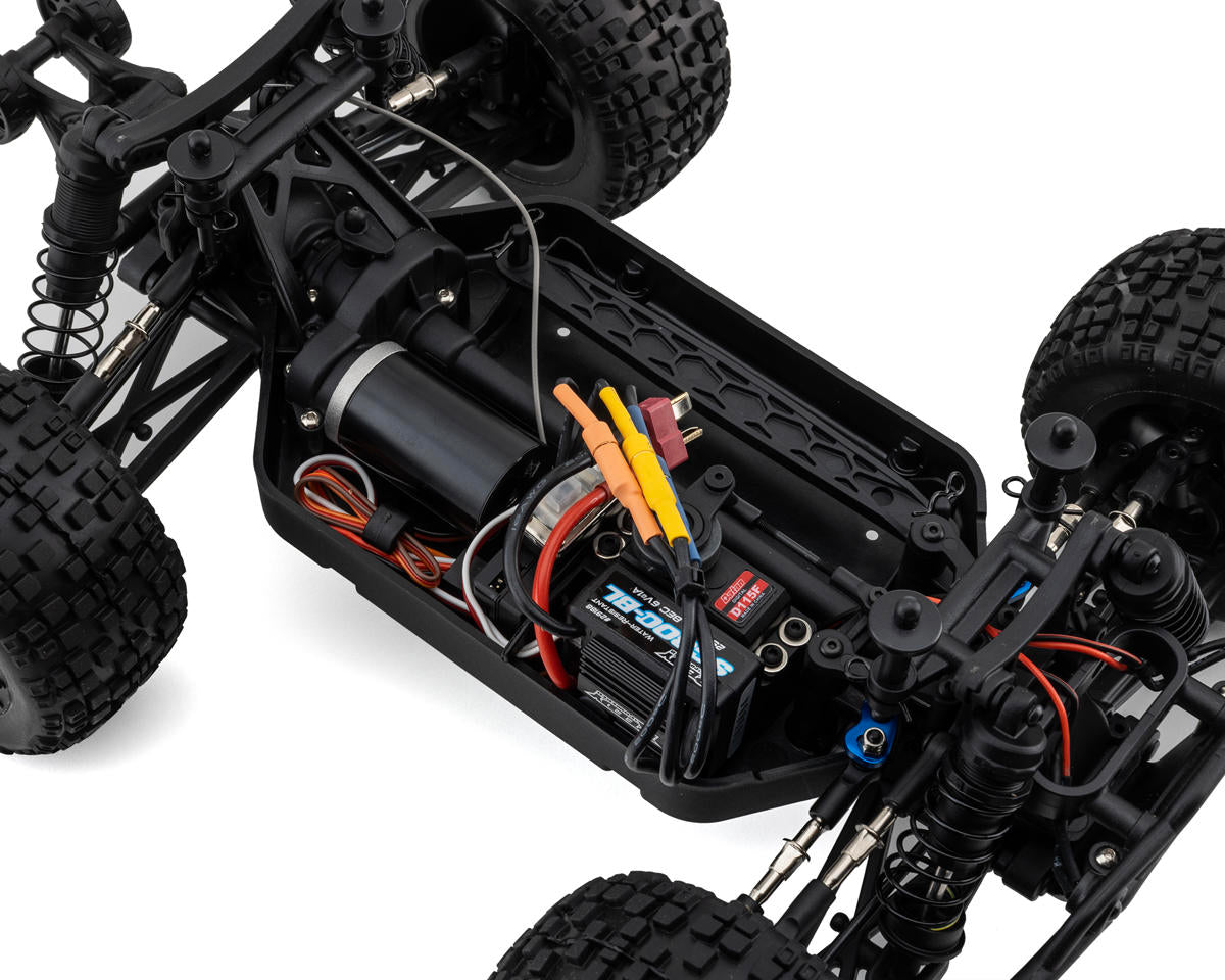 Team Associated Reflex 14MT 1/14 RTR 4WD Brushless Mini Monster Truck Combo (Blue/Purple) w/2.4GHz Radio, Battery & Charger 20190C