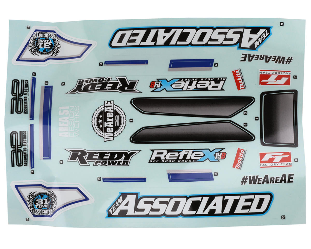 Team Associated Reflex 14B Ongaro Pre-Painted Body Set