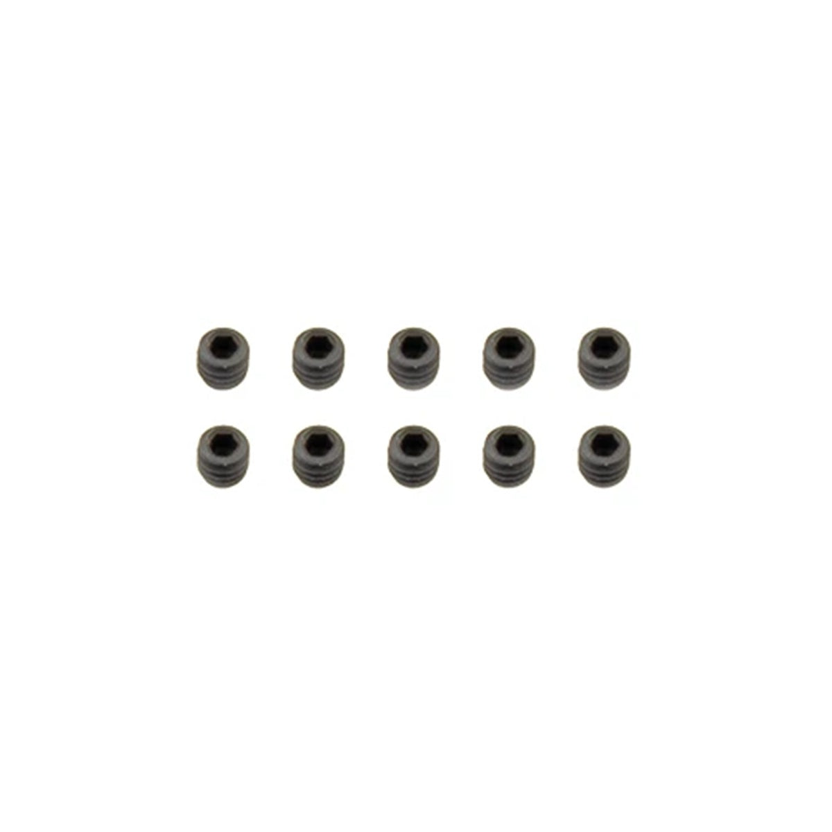 Team Associated M2x3mm Set Screws, 1.3mm Hex (10pcs) – Replacement Grub Screws for RC Cars